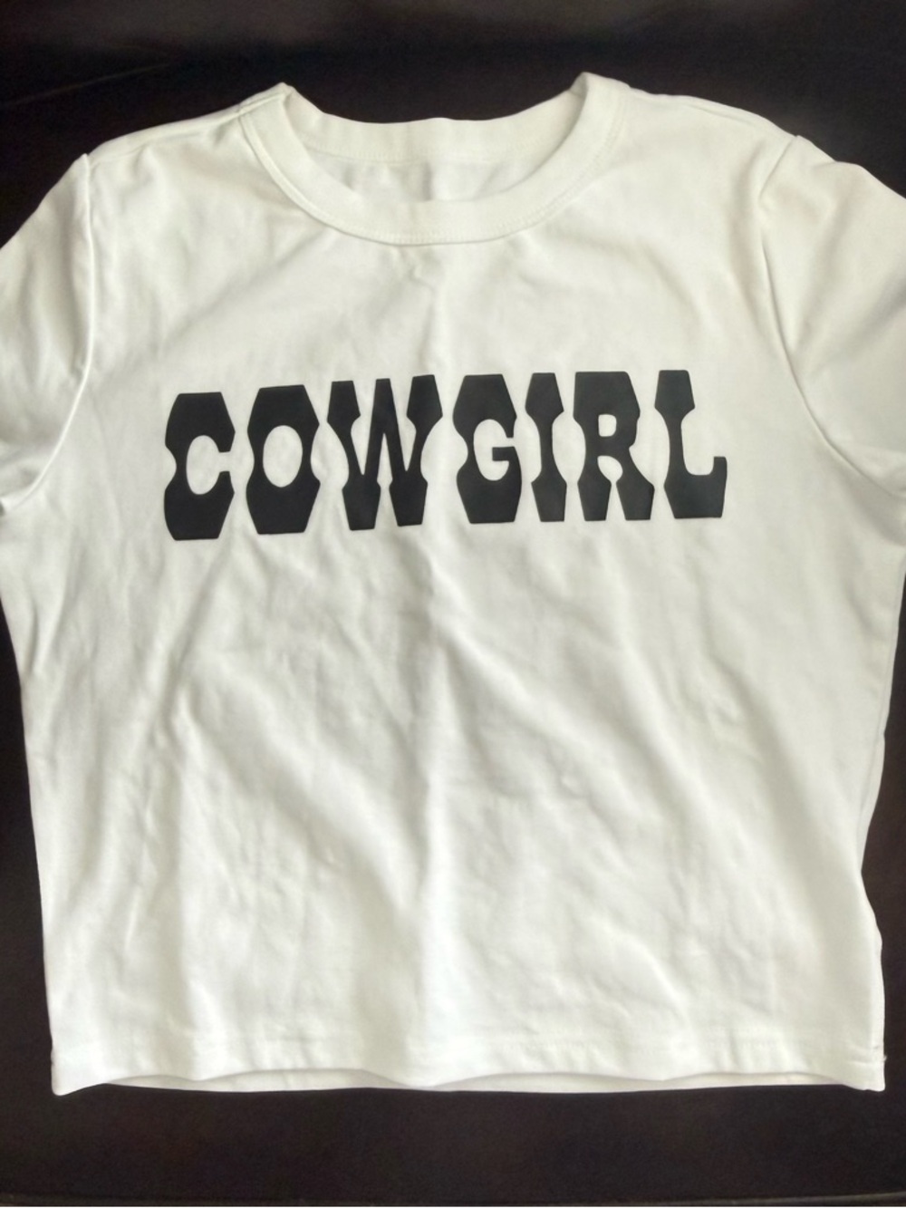 Cowgirl' Graphic Tee - White